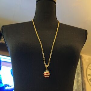 Joan Rivers Gold and Red Necklace